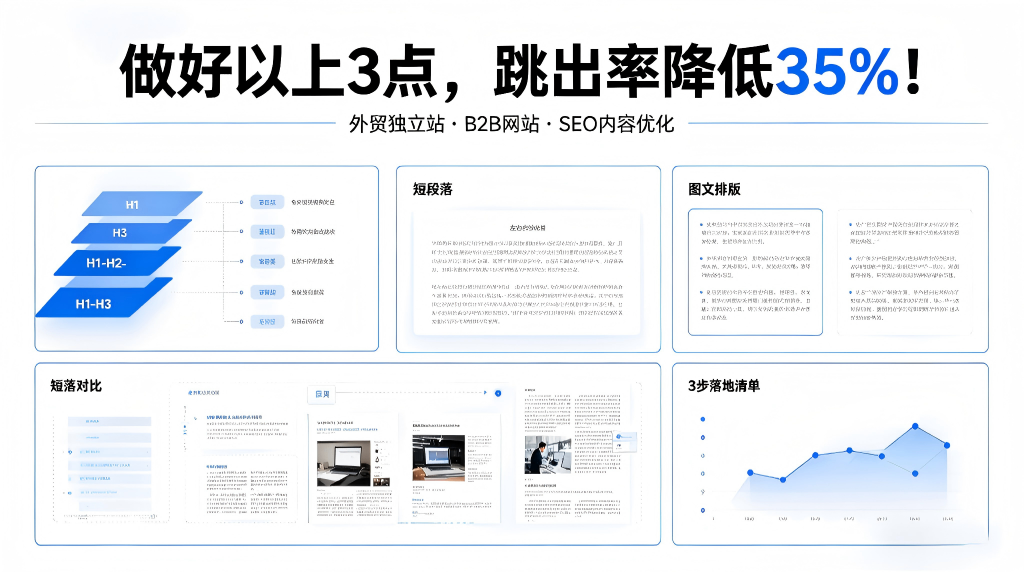 做好以上3点，跳出率降低35%！外贸独立站必看