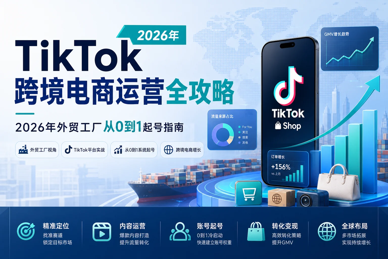 TikTok跨境电商运营全攻略：2026年外贸工厂从0到1起号指南